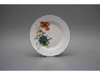 Talíř dezertní 19cm Ofélie Polní kvítí HAL č. 1
