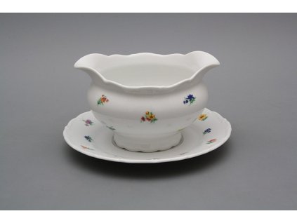 Omáčník 0,4l litý s podšálkem Ofélie Házenky BB č. 1