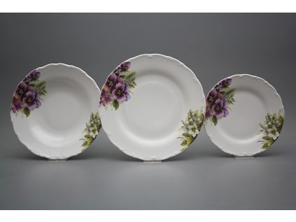 Talířová souprava Ofélie Macešky 12dílná DBB č. 1