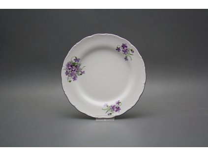 Talíř dezertní 19cm Ofélie Fialky CFL č. 1