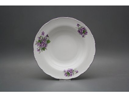Talíř hluboký 23cm Ofélie Fialky CFL č. 1