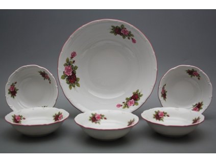 Kompotová souprava Ofélie Růže Elizabeth 7dílná CRL č. 1