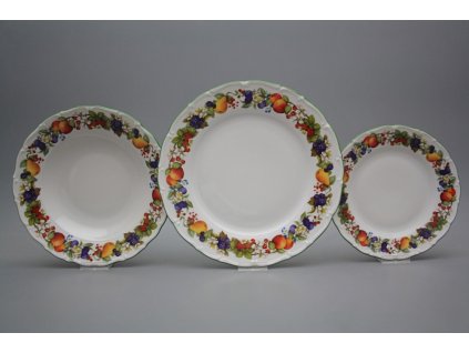 Talířová souprava Ofélie Ovocný sad 36dílná KZL č. 1