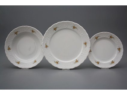 Talířová souprava Opera Čajové růžičky 24dílná BB č. 1