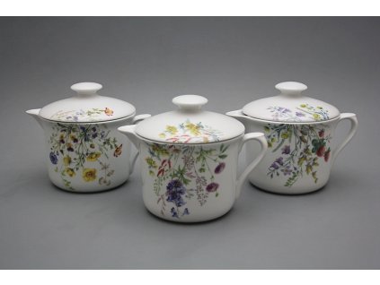 Hrnek Vařák velký s hubičkou a víčkem Kvetoucí louka BB č. 1