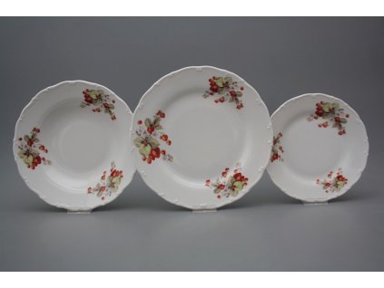 Talířová souprava Ofélie Jahody 18dílná CBB č. 1