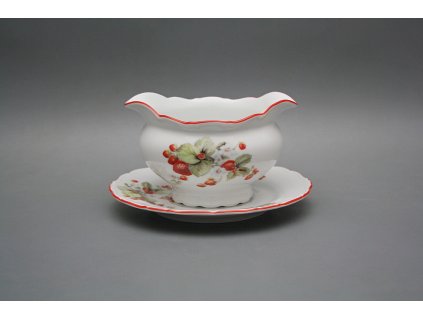 Omáčník 0,4l litý s podšálkem Ofélie Jahody CL č. 1