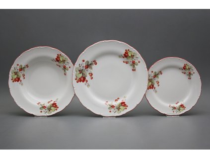Talířová souprava Ofélie Jahody 24dílná CCL č. 1