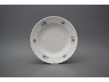Talíř hluboký 21cm Opera Scatter Violets BB č. 1
