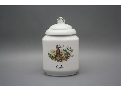 Dóza na poživatiny 1,1l s víčkem Jelen ZL č. 1