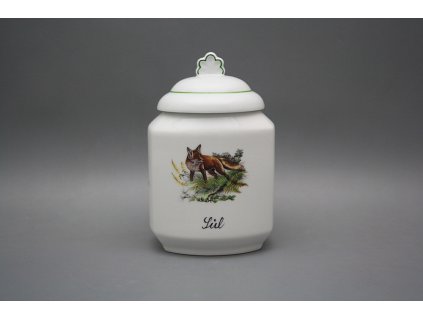 Dóza na poživatiny 1,1l s víčkem Liška ZL č. 1