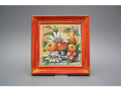 Obrázek 19,5x19,5cm Blue Gingham Flowers cCMB č. 1