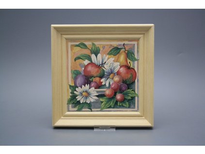 Obrázek 19,5x19,5cm Blue Gingham Flowers cPBB č. 1