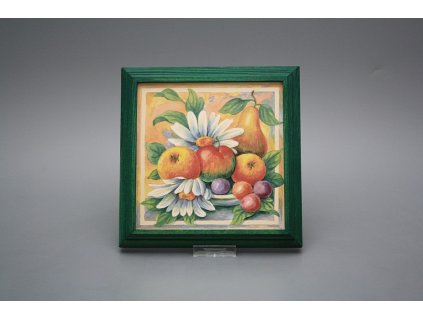 Obrázek 18x18cm Blue Gingham Flowers kZLB č. 1