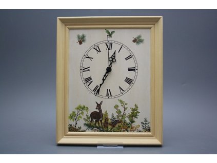 Nástěnné hodiny 25x30cm Srna cPB č. 1