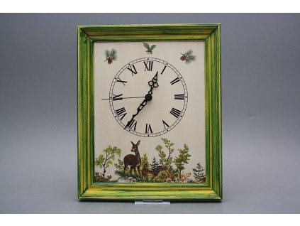 Nástěnné hodiny 25x30cm Srna cZM č. 1