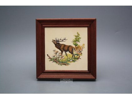 Obrázek 19,5x19,5cm Jelen řvoucí cMHB č. 1