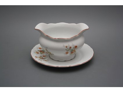 Omáčník 0,4l s podšálkem Ofélie Čajové růžičky HL č. 1