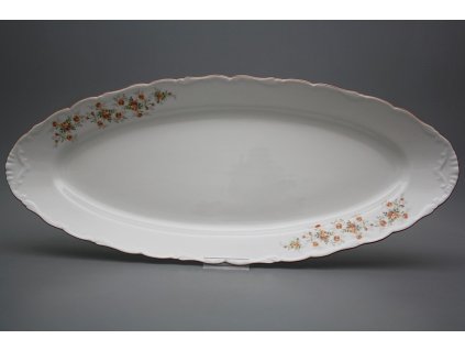 Mísa oválná na ryby 61cm Ofélie Čajové růžičky DHL č. 1