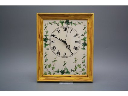 Nástěnné hodiny 25x30cm Břečťan cHM č. 1