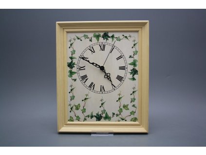 Nástěnné hodiny 25x30cm Břečťan cPB č. 1