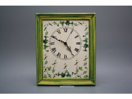 Nástěnné hodiny 25x30cm Břečťan cZM č. 1