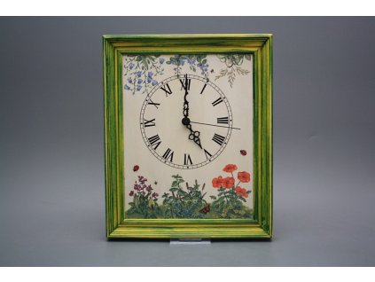 Nástěnné hodiny 25x30cm Živý plot cZM č. 1