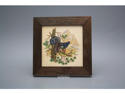 Obrázek 20x20cm Tetřev na stromě eTHB č. 1
