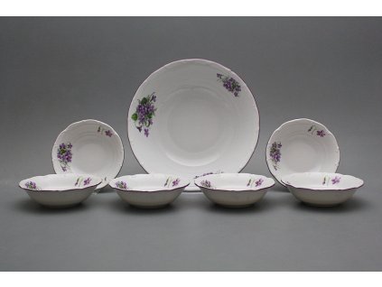 Kompotová souprava Ofélie Fialky 7dílná CFL č. 1