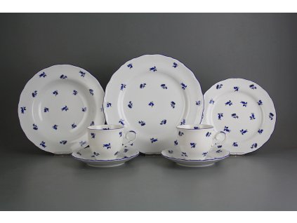 Jídelní kávová souprava Ofélie Luční kvítí Házenky 30dílná BML č. 1