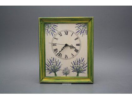 Nástěnné hodiny 25x30cm Levandule cZM č. 1