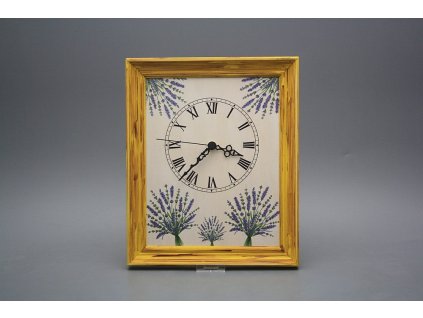 Nástěnné hodiny 25x30cm Levandule cHM č. 1
