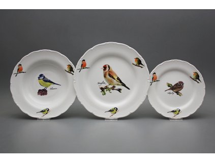 Talířová souprava Ofélie Ptačí svět 12dílná GBB č. 1