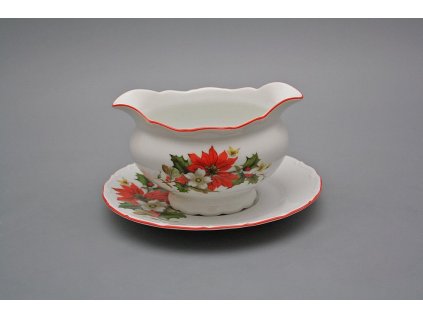 Omáčník 0,4l litý s podšálkem Ofélie Vánoční hvězda CL č. 1