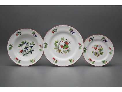 Talířová souprava Ofélie Lesní plody 24dílná FCL č. 1