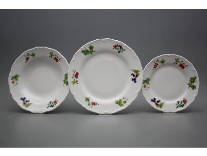 Talířová souprava Ofélie Lesní plody 12dílná ABB č. 1