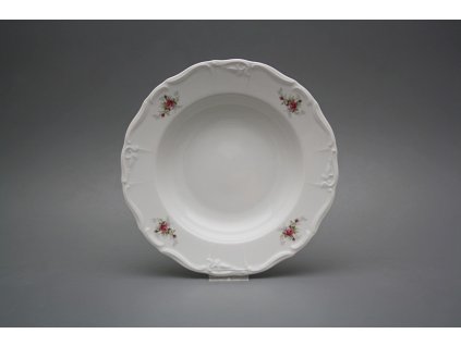 Talíř hluboký 23cm Marie Louise Růžičky růžové EBB č. 1