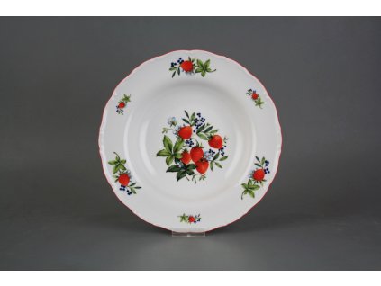 Talíř hluboký 23cm Ofélie Strawberry FCL č. 1