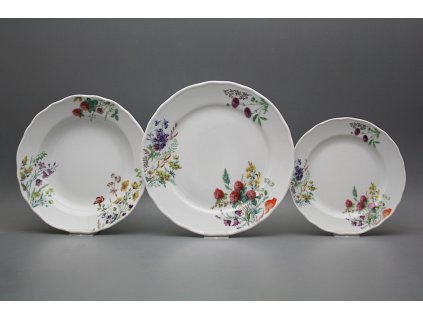 Talířová souprava Rokoko Kvetoucí louka 36dílná CBB č. 1