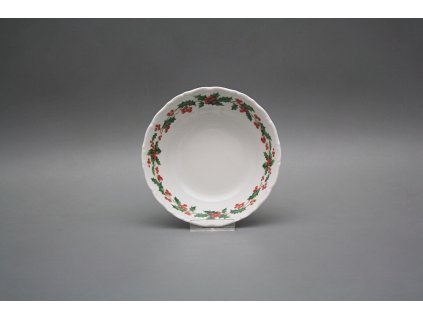 Miska kompotová 13cm Ofélie Vánoce Cesmína KBB č. 1