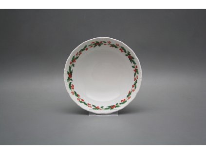 Miska kompotová 16cm Ofélie Vánoce Cesmína KBB č. 1