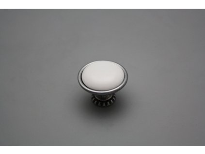 Rustikální úchytka Bohemia 35mm BÍLÁ FV č. 1