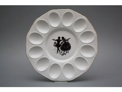 Podnos na vejce 24cm Rokoko Rokokové panenky GL č. 1