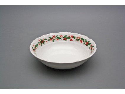 Miska kompotová 19cm Ofélie Vánoce Cesmína BB č. 1
