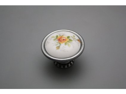 Rustikální úchytka Bohemia 40mm Čajové růžičky FV č. 1