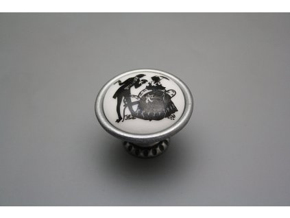 Rustikální úchytka Bohemia 40mm Rokokové panenky FV č. 1