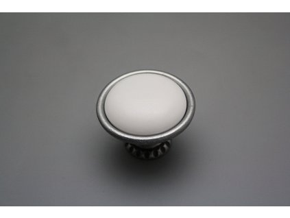 Rustikální úchytka Bohemia 40mm BÍLÁ FV č. 1