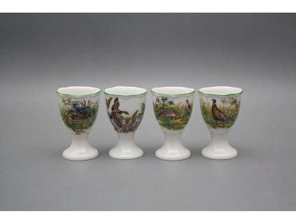 Kalíšek na vejce Rokoko Pernatá zvěř ZL č. 1