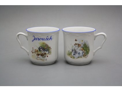 Dárkový hrnek Karel 0,27l Domácí mazlíčci AL č. 1