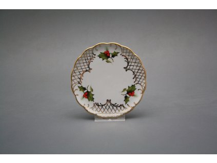 Podložka pod sklenici 10cm Rokoko Vánoční hvězda GL Lux č. 1